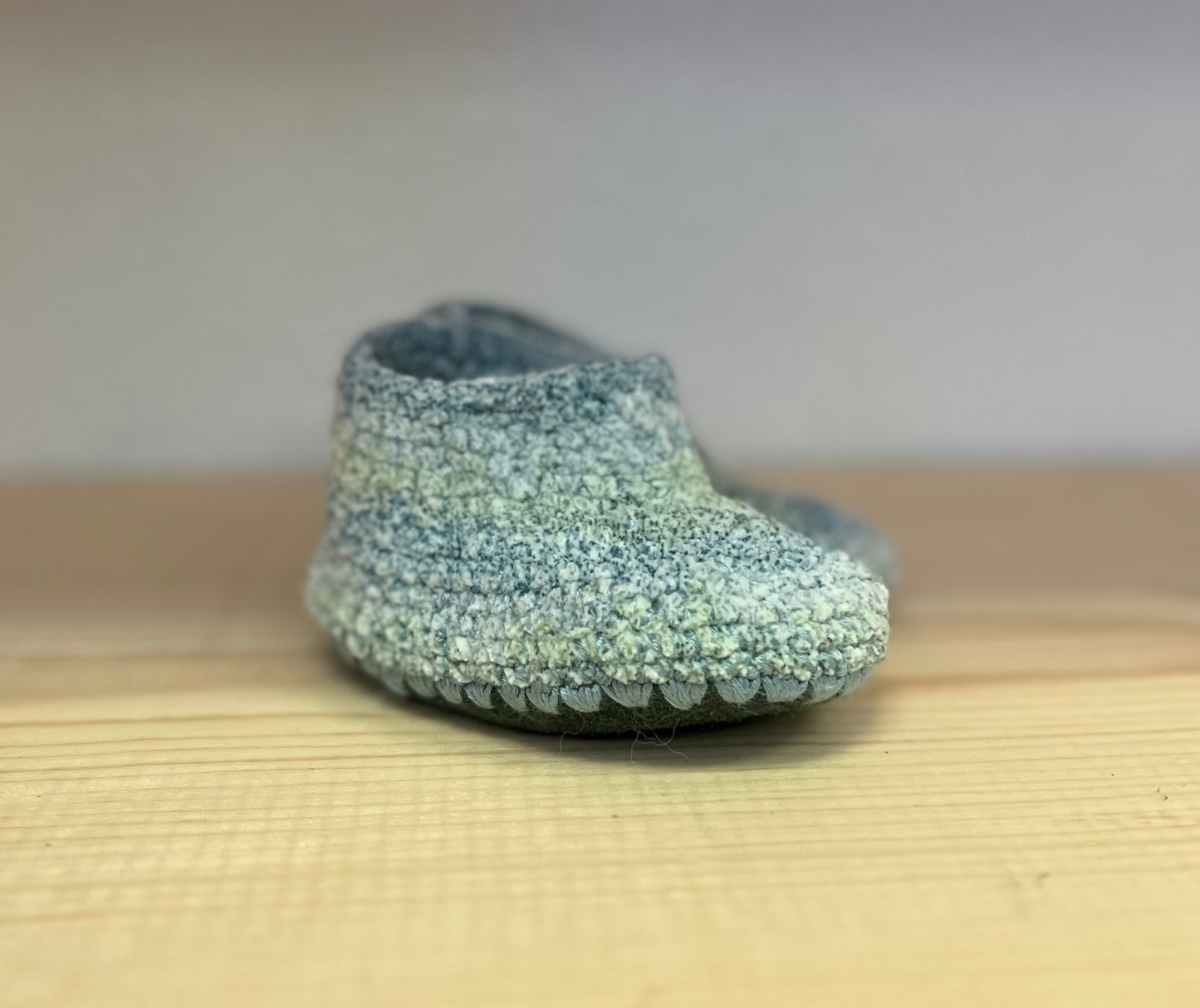 Cozy Crochet, Leather Bottom, Sheepskin Slippers