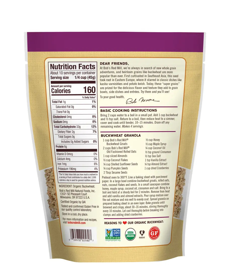 Organic Buckwheat Groats