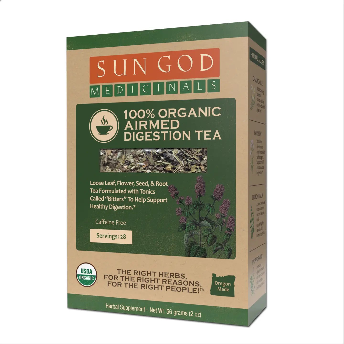 Organic Airmed Digestion Tea 2oz