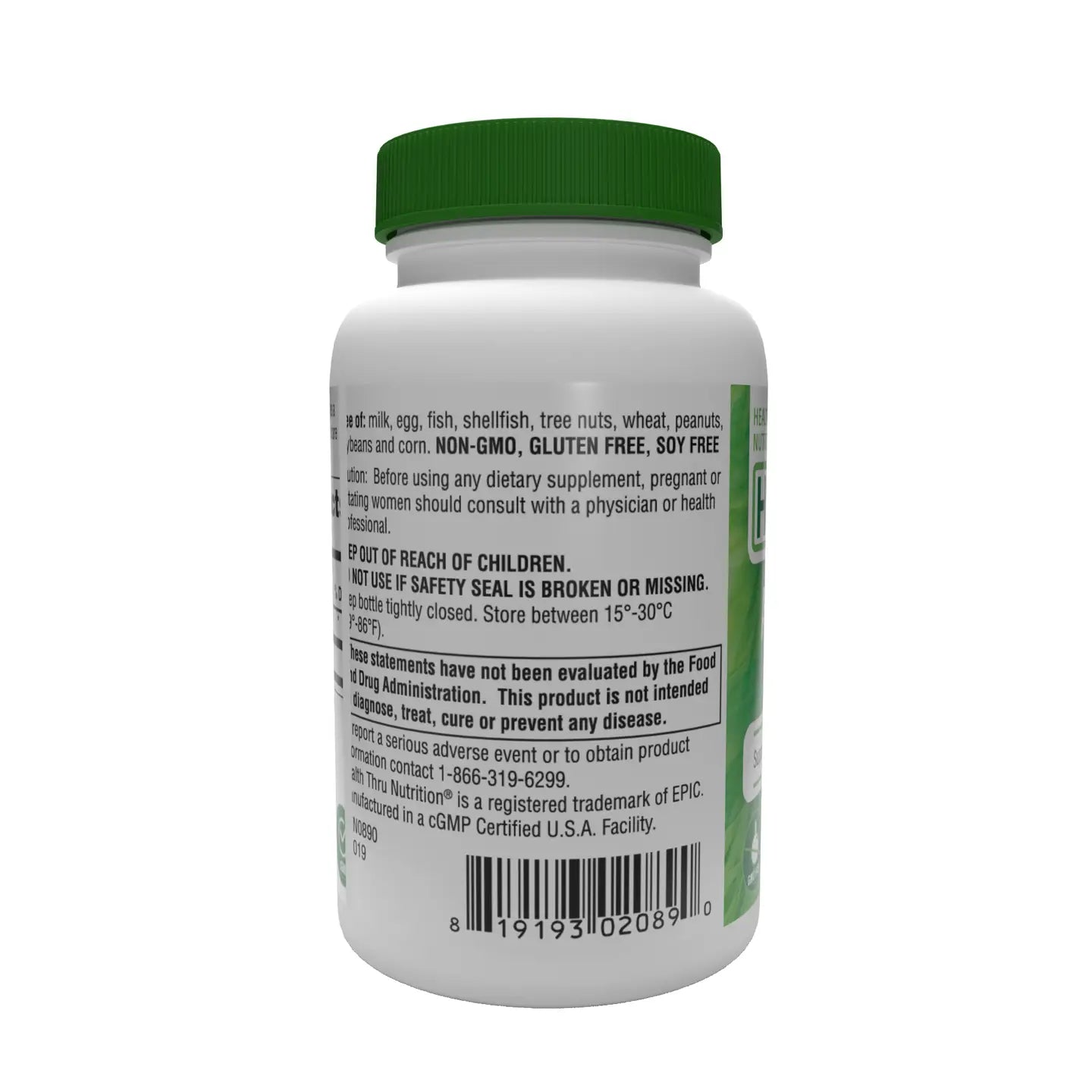 Alpha Lipoic Acid 600mg Vegan Certified Non-Gmo 60 Vegecaps