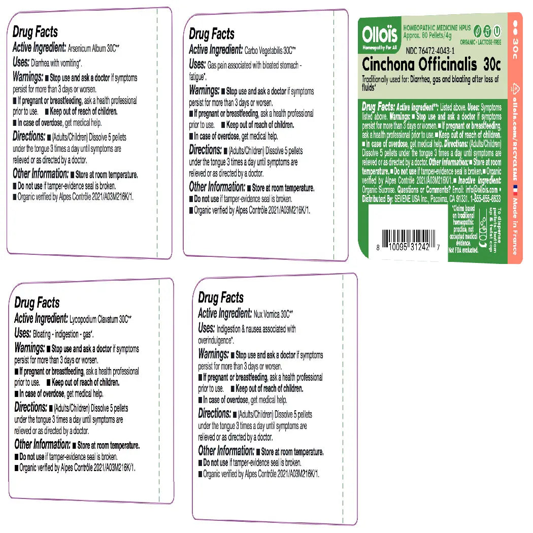 Cold & Flu - 5 Homeopathic Remedies Ollokit