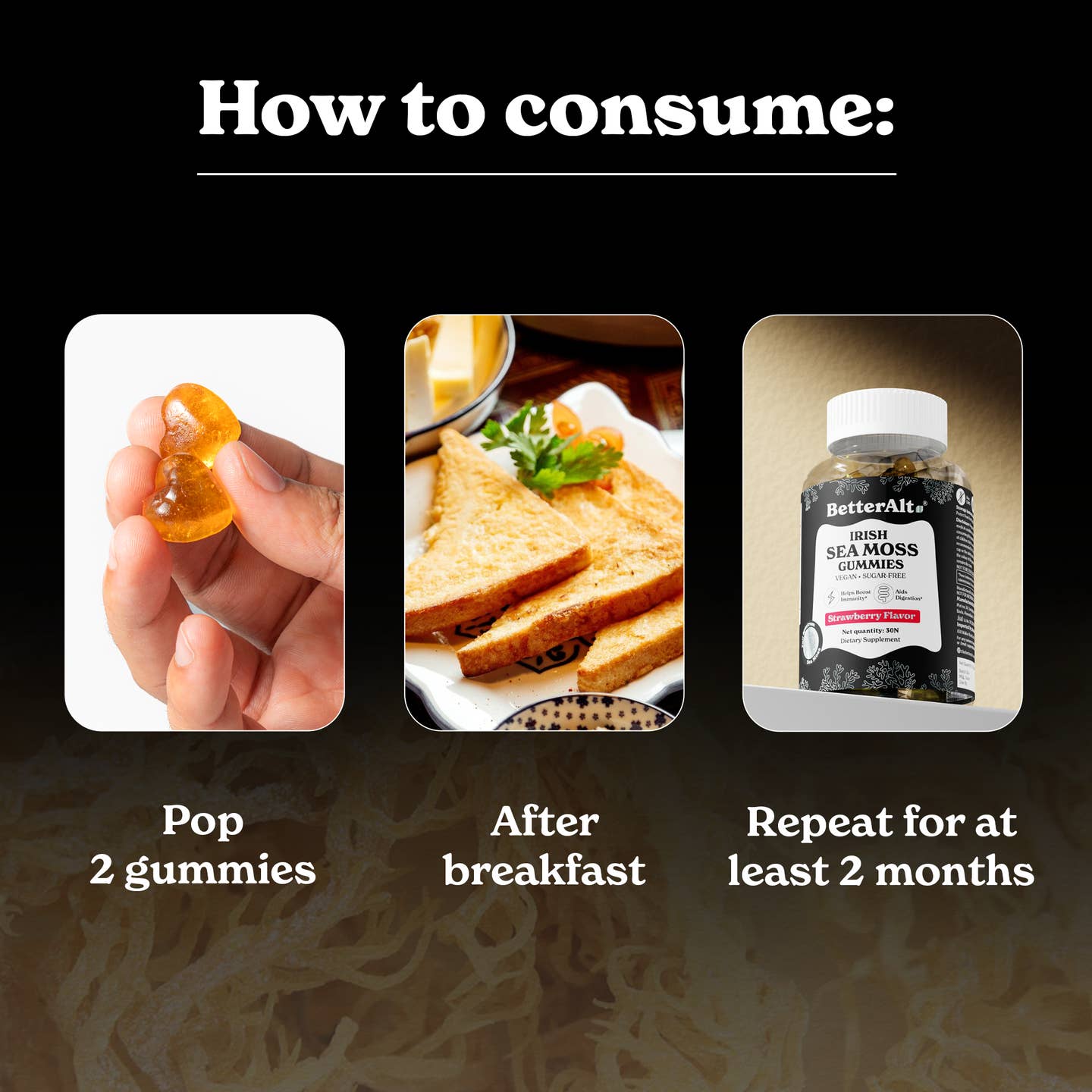 Irish Sea Moss Gummies – Energy, Focus & Immunity Support