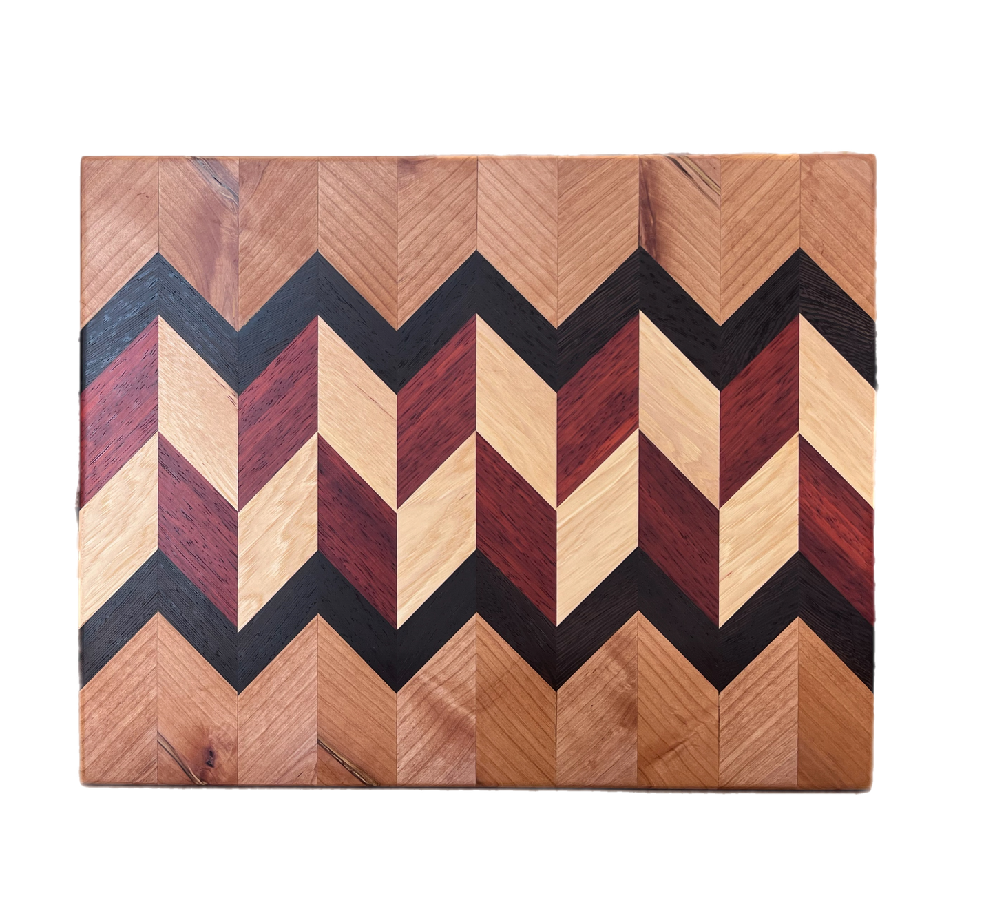Padauk Chevron Serving Board - Large CB-05