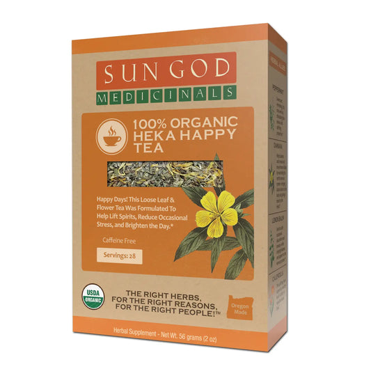 Té orgánico Heka Happy Tea de 2 onzas