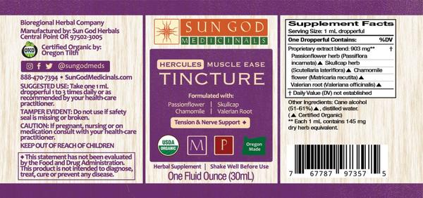 Organiese Hercules Spiergemak tinktuur 1oz