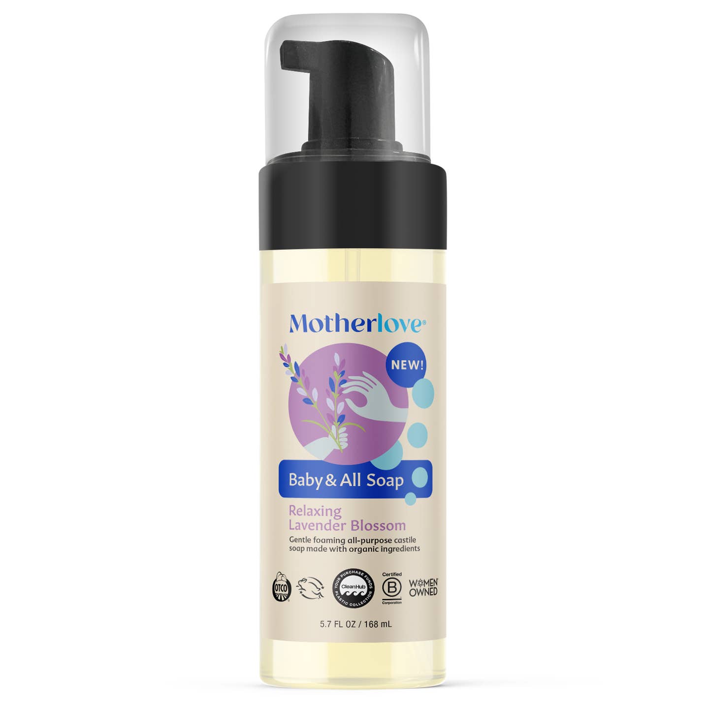 Baby & All Foaming Castile Soap 5.7oz - New!