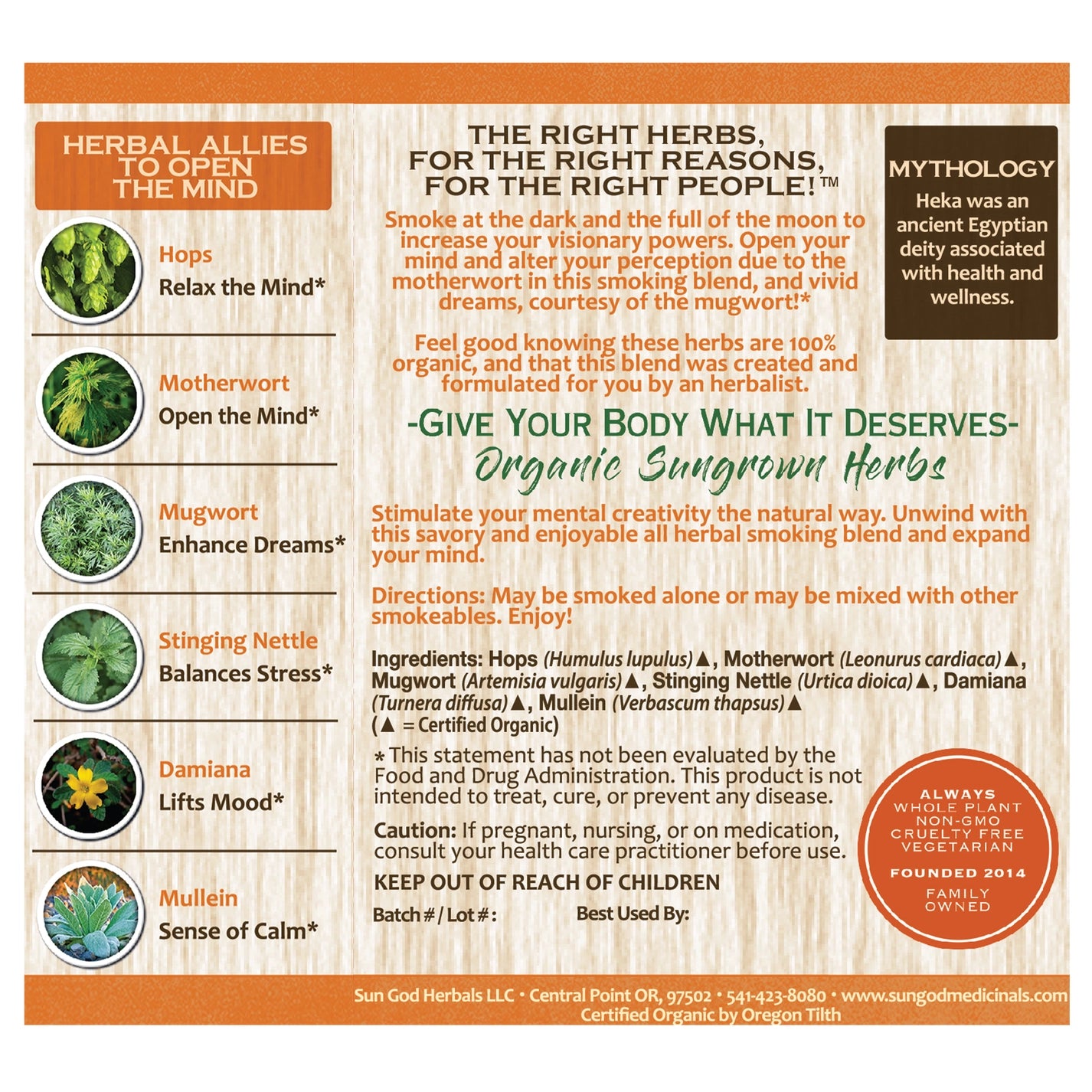 Heka Visionary Herbal Blend
