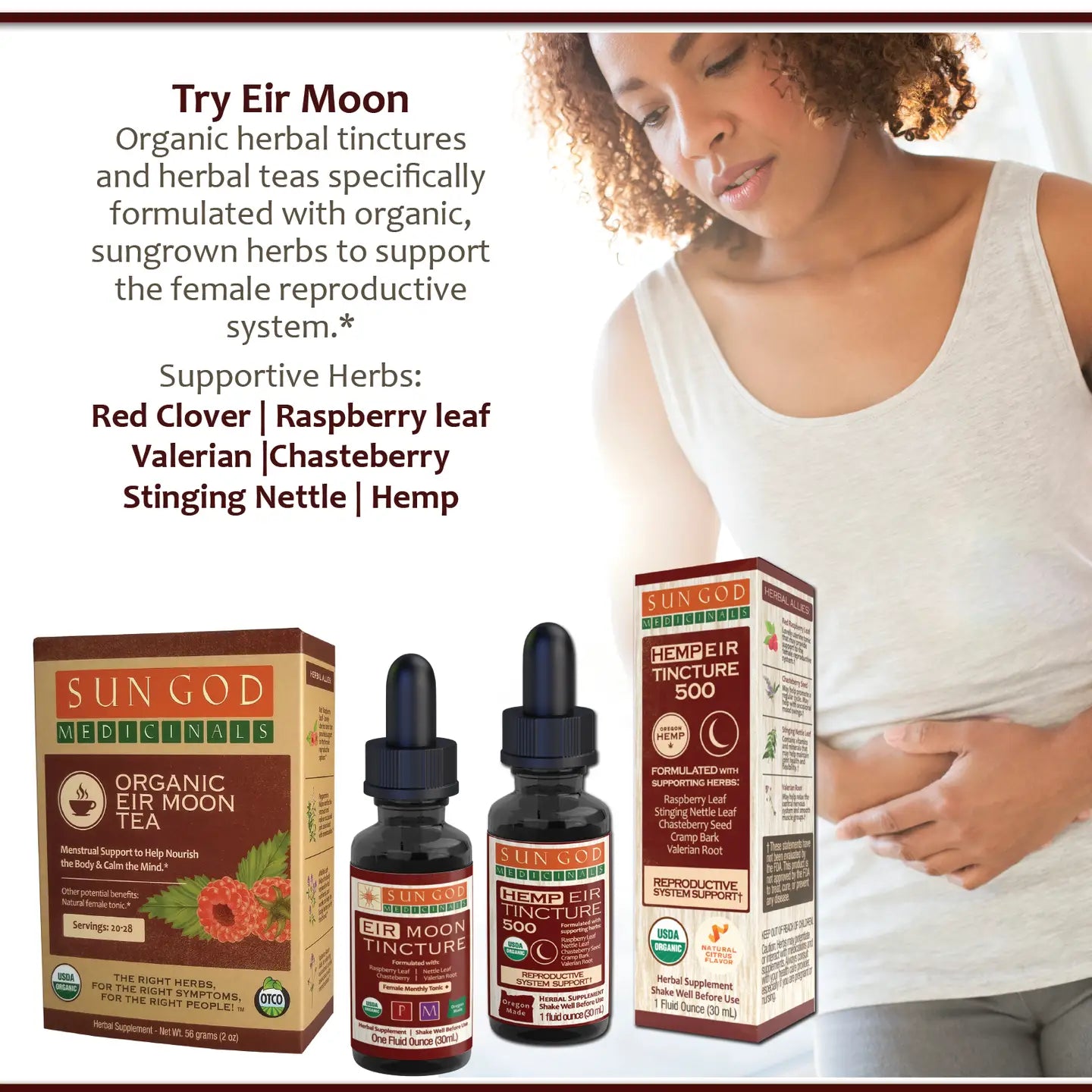 Organiese Eir Moon Kruietee 2oz
