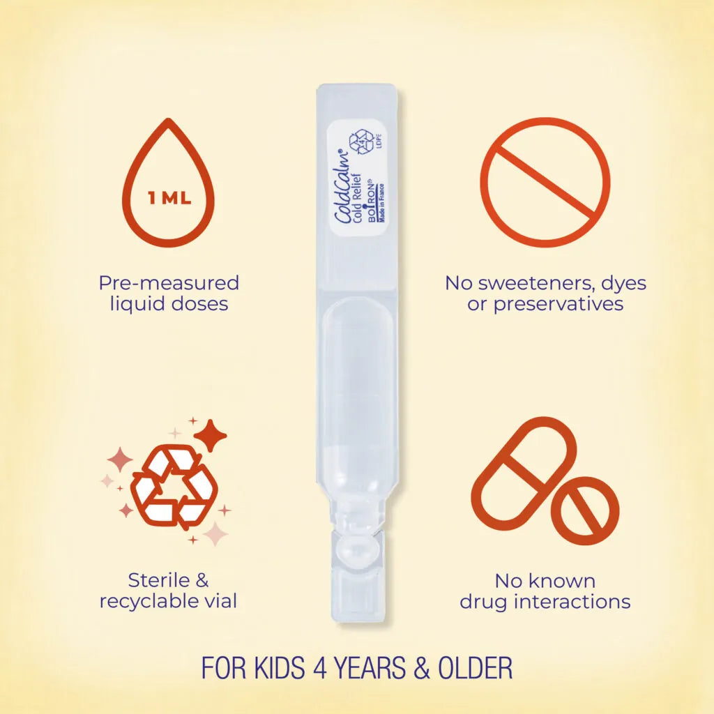 ColdCalm® Kids Liquid Doses Sneezing • Runny Nose • Nasal Congestion*