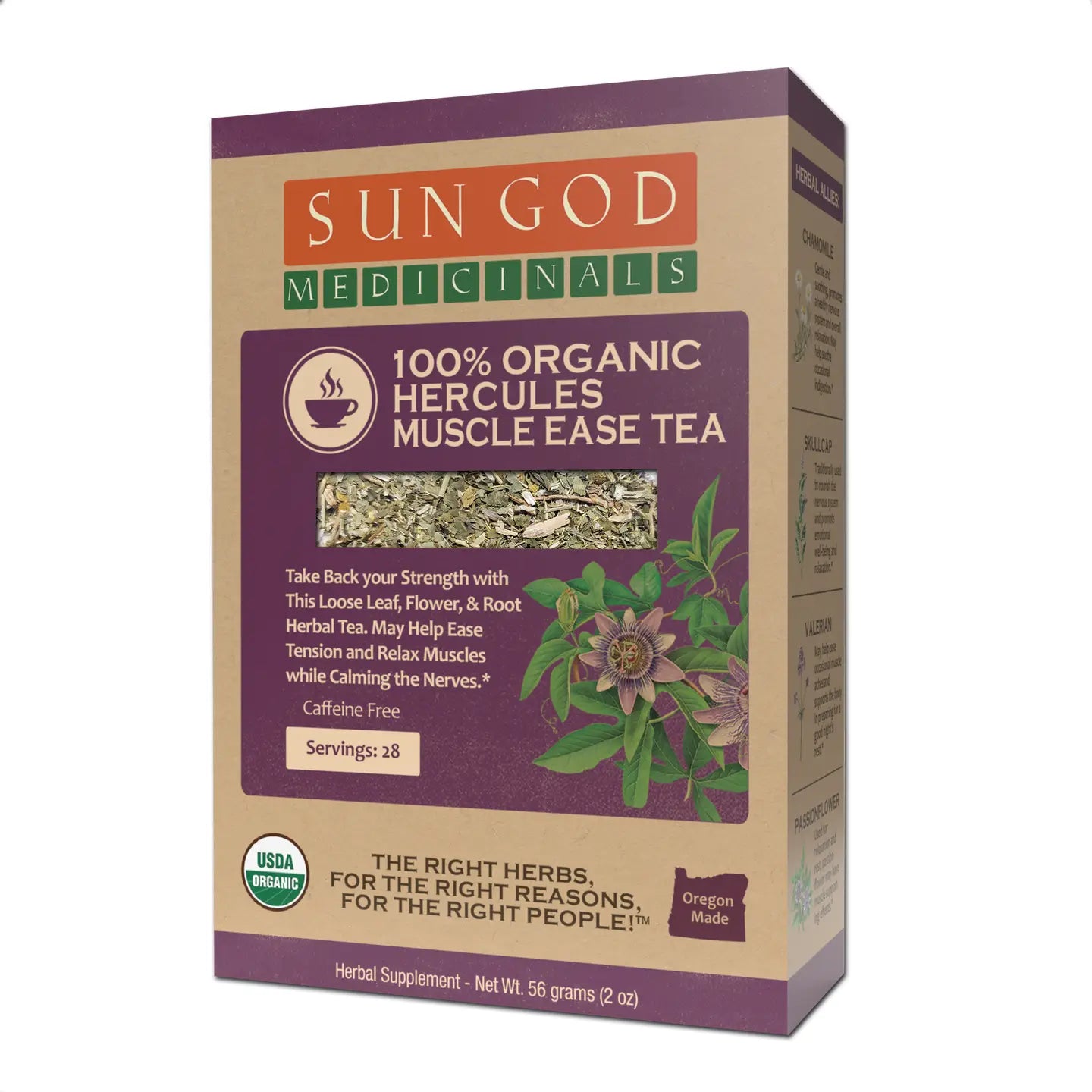 Organiese Hercules Muscle Ease Tea 2oz