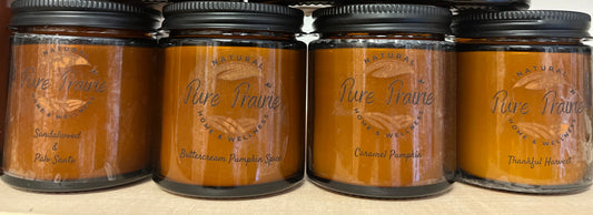 100% Beeswax Candles with Wood Wick