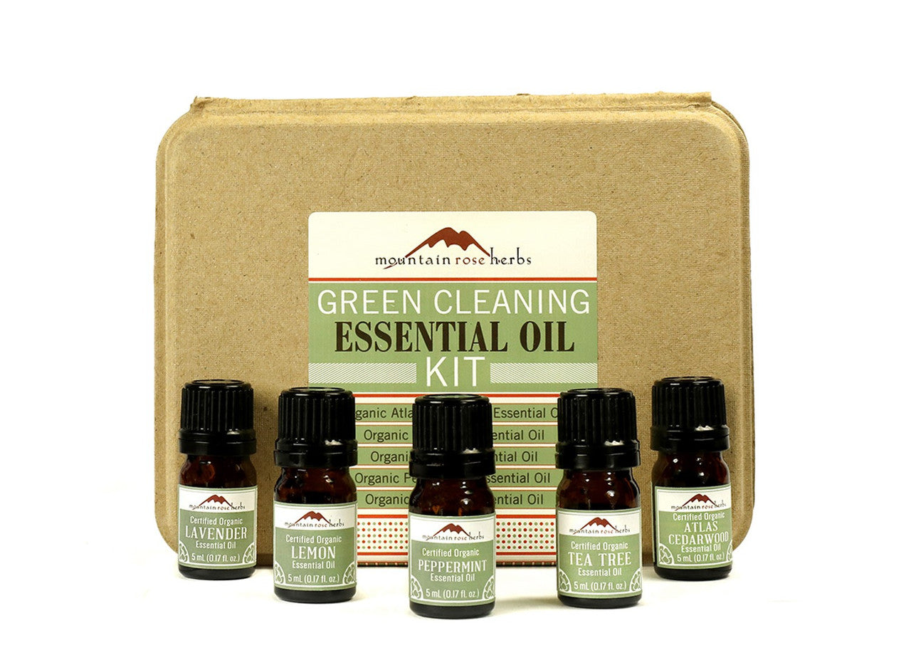 Green Cleaning Essential Oil Kit Organic