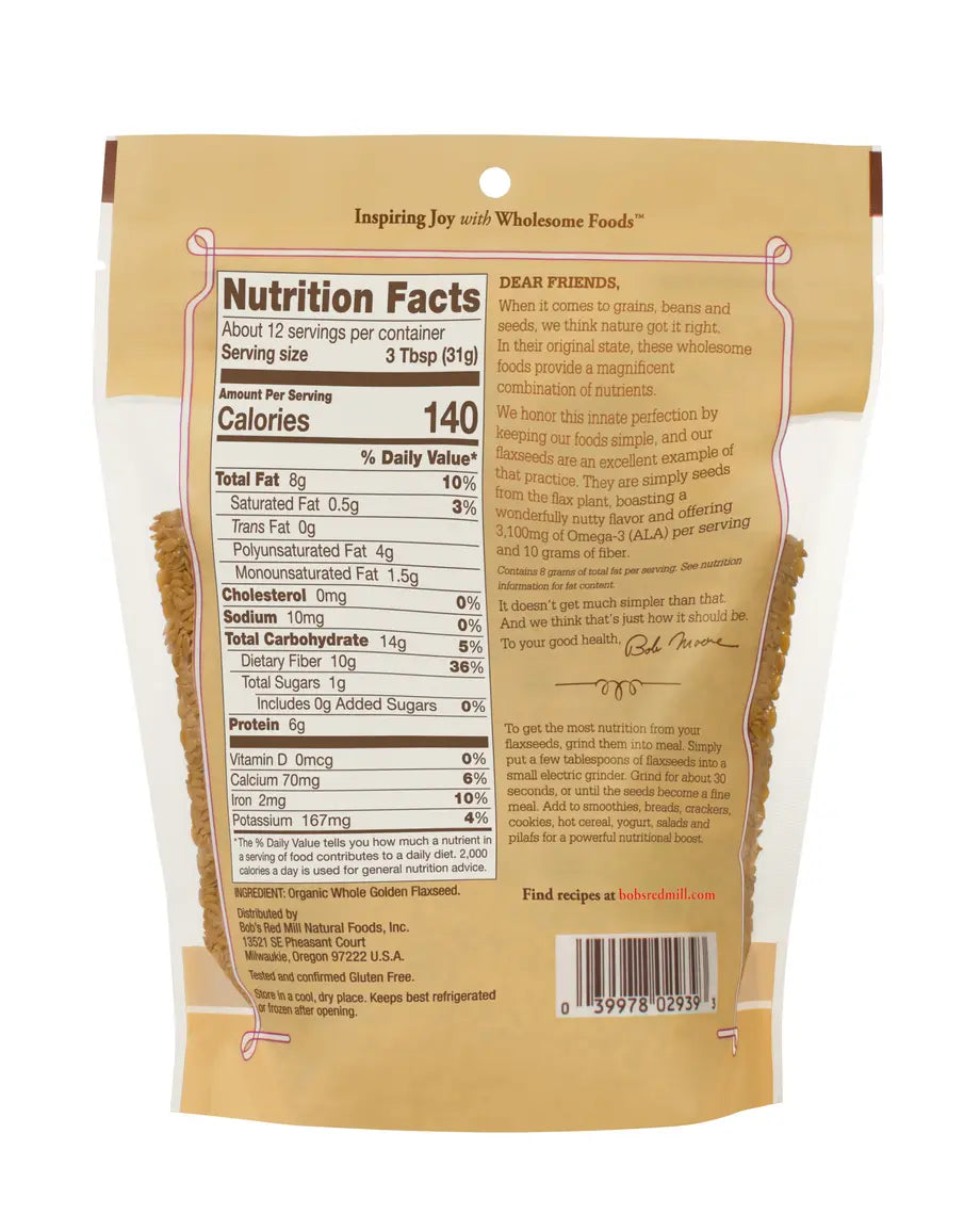 Organic Golden Flaxseeds