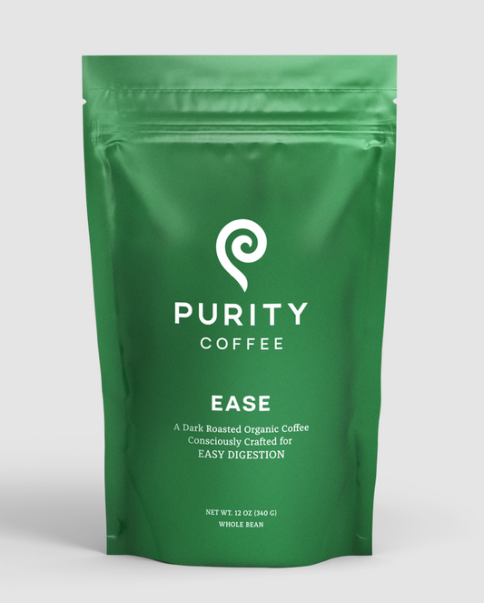 Café Purity, tostado oscuro, grano entero