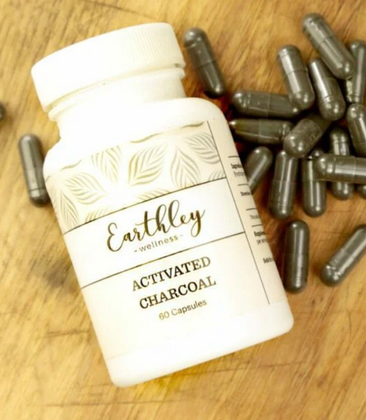 Earthley | Geaktiveerde Houtskool Kapsules 60 sent