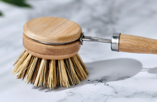 Skottelgoedborsel met vervangbare kop