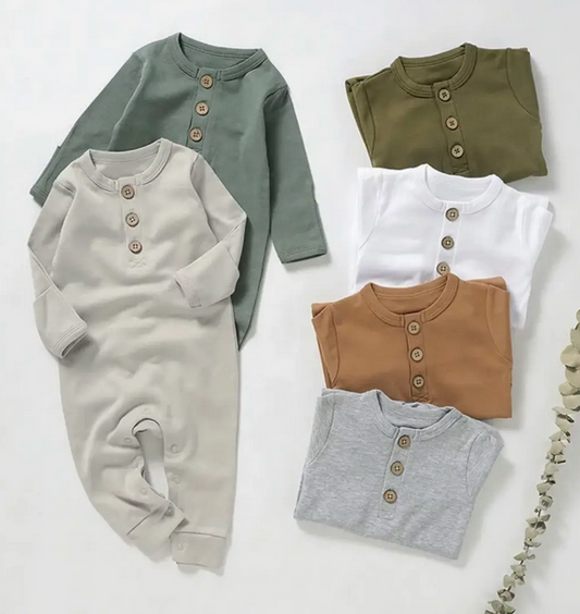 Organiese katoen baba romper