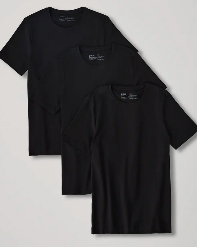 Pack de 4 camisetas de cuello redondo para hombre