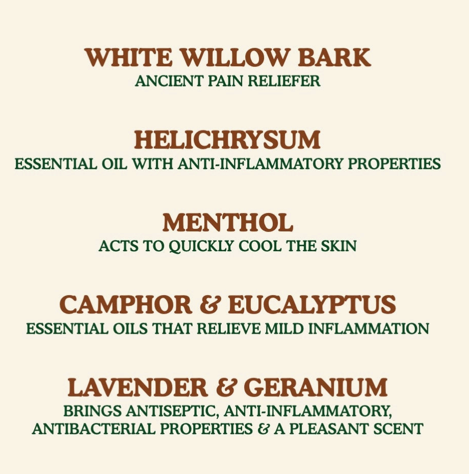 Natures Willow Pain Relief Cream