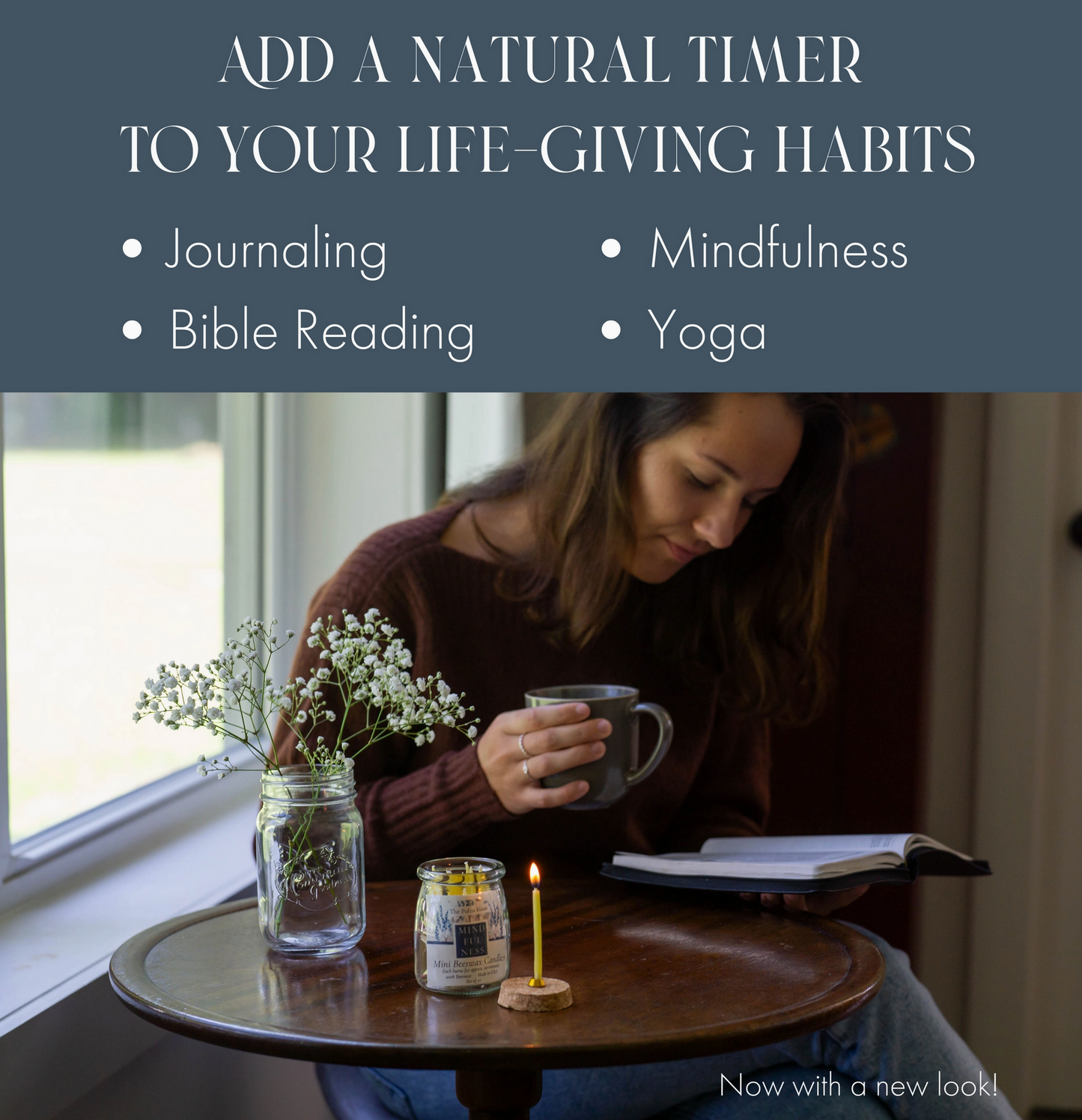 20 Minute Beeswax Candle Set: Mindful (Set of 20)