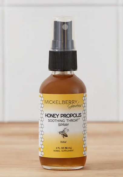 Spray calmante para la garganta con miel y propóleo - Orgánico