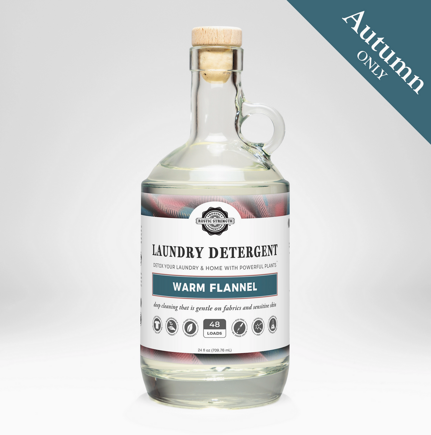 Detergente para ropa | Aromas otoñales | Botella de vidrio