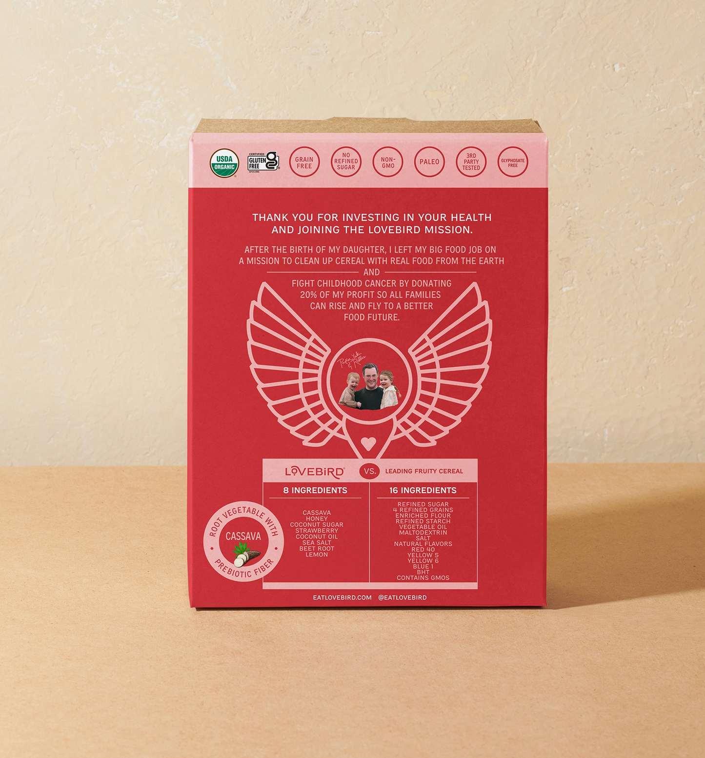 Lovebird Cereal Strawberry