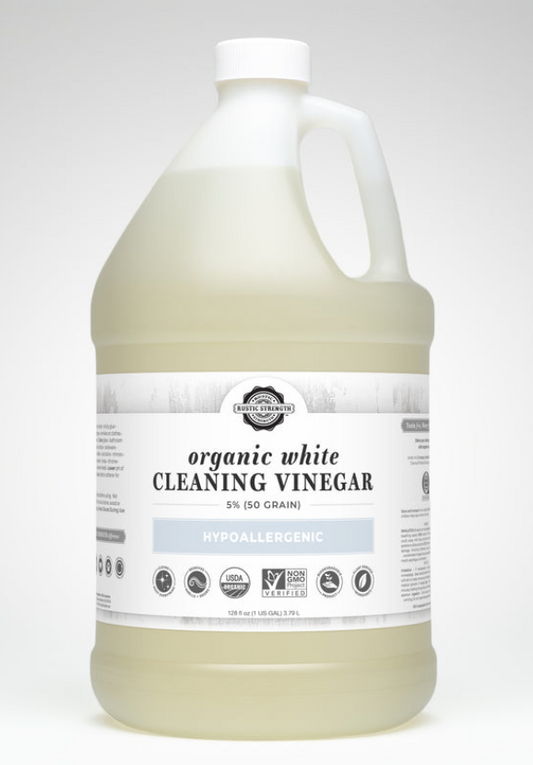 Vinagre blanco orgánico para limpieza