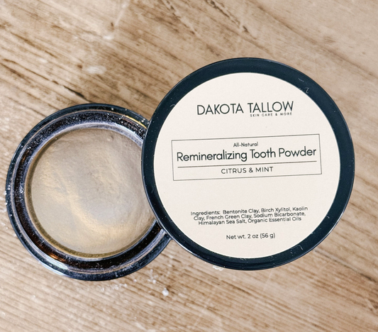Remineraliserende tandpoeier