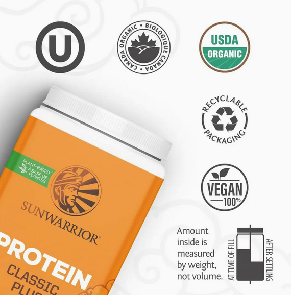 Protein - Classic Plus Unflavored - Pea & Chia Protein Powder