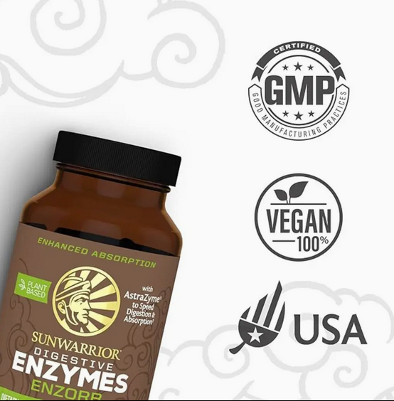 Digestive Enzyme | Enzorb Digestive Enzyme Supplement Capsules - Plant-Based