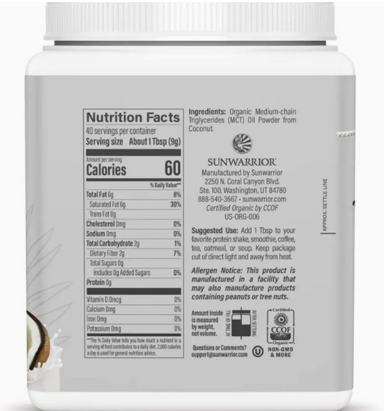 MCT Oil Powder - Non-GMO - Unflavored