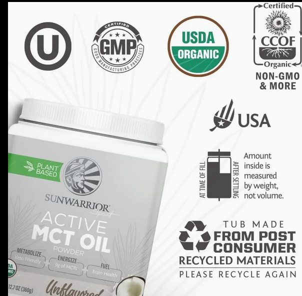 MCT Oil Powder - Non-GMO - Unflavored