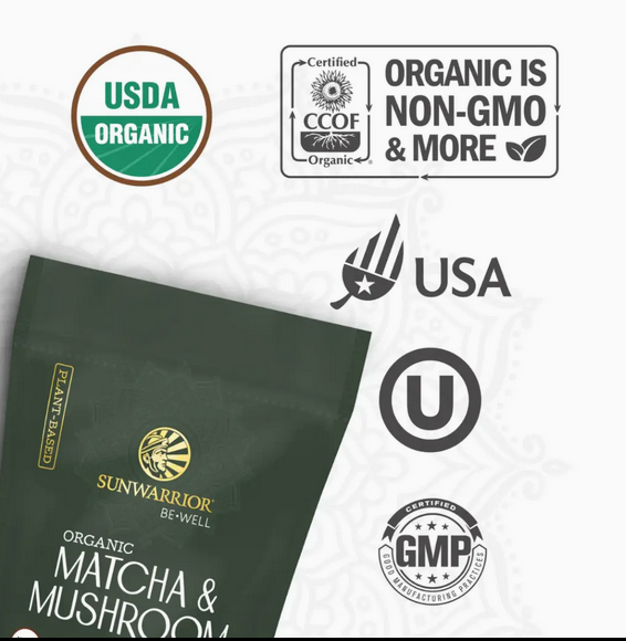 Matcha Mushroom | Be Well Matcha & Mushroom Drink Mix - Adaptogenic Coffee