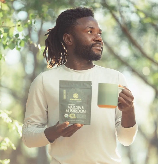 Matcha Mushroom | Be Well Matcha & Mushroom Drink Mix - Adaptogenic Coffee