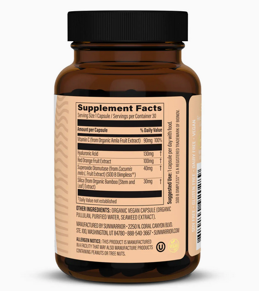 Sunwarrior | Cápsulas de suplemento Shape Smooth para la celulitis