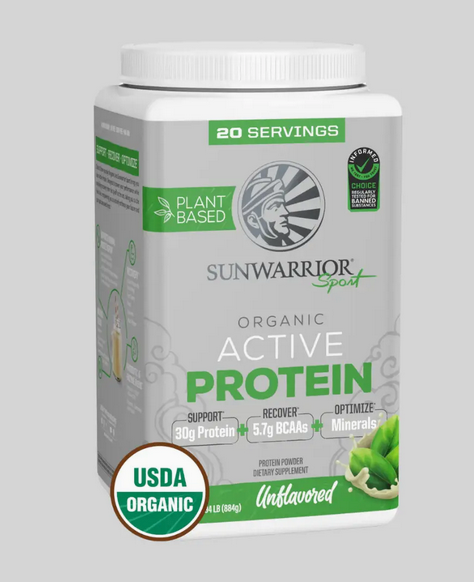 Sunwarrior | 30 g aktiewe proteïen ongegeur - plantgebaseerd, glutenvry