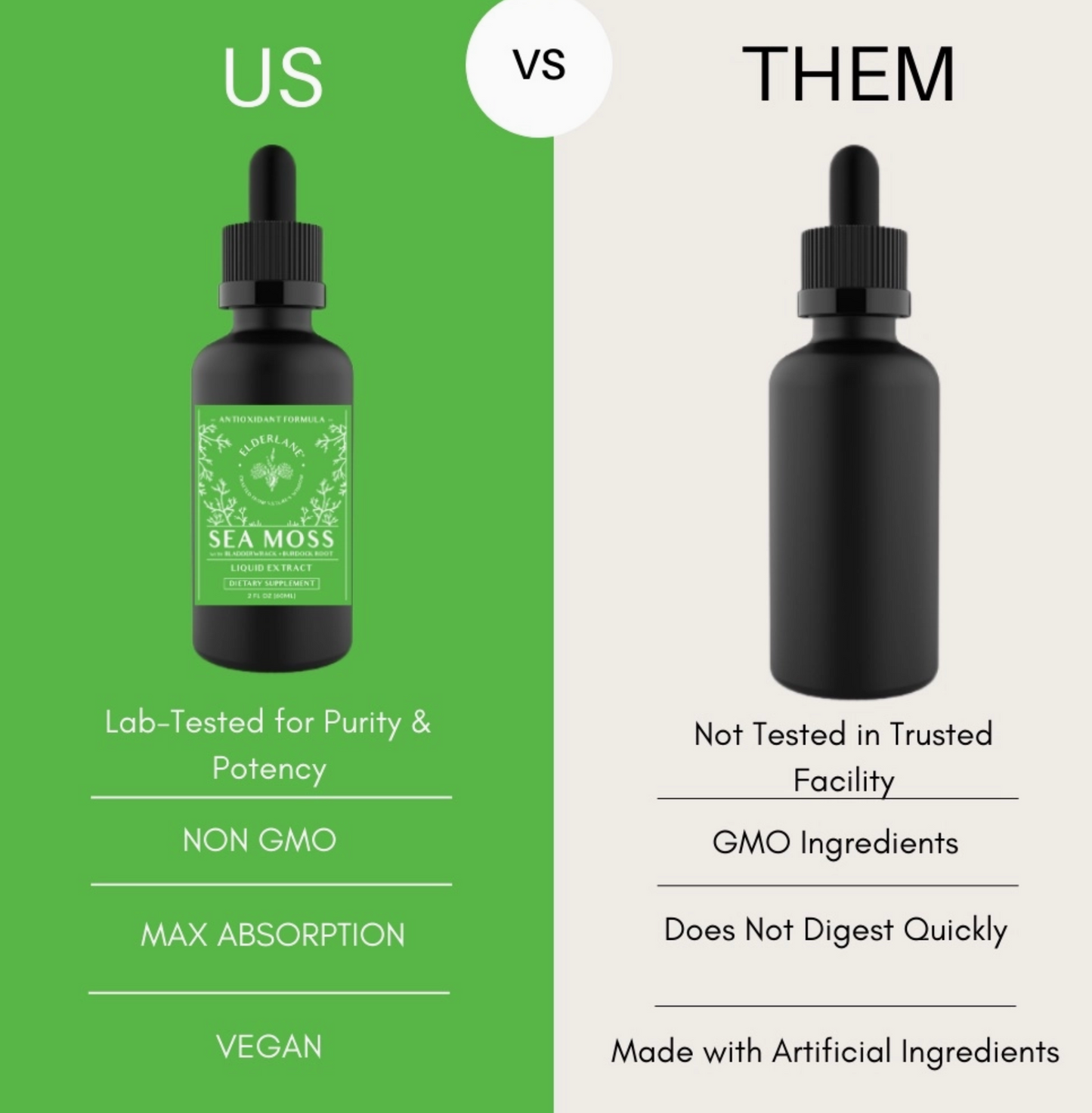 Sea Moss Drops 2 oz - Original Flavor