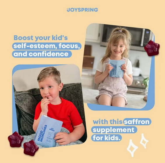 Joyspring Saffraan Gummies Vir Kinders - Bui Aanvulling Vir Kind