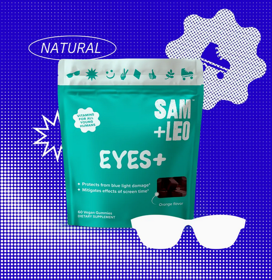 Organic Screen Time Gummy Vitamins For Kids Supplement Eyes+