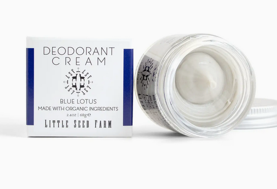 Crema desodorante de loto azul