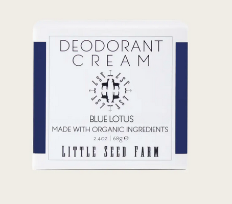 Crema desodorante de loto azul
