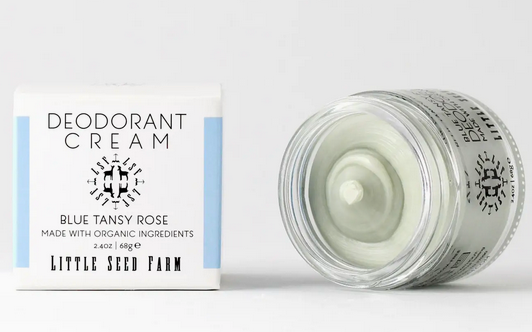 Crema desodorante con rosa y tanaceto azul