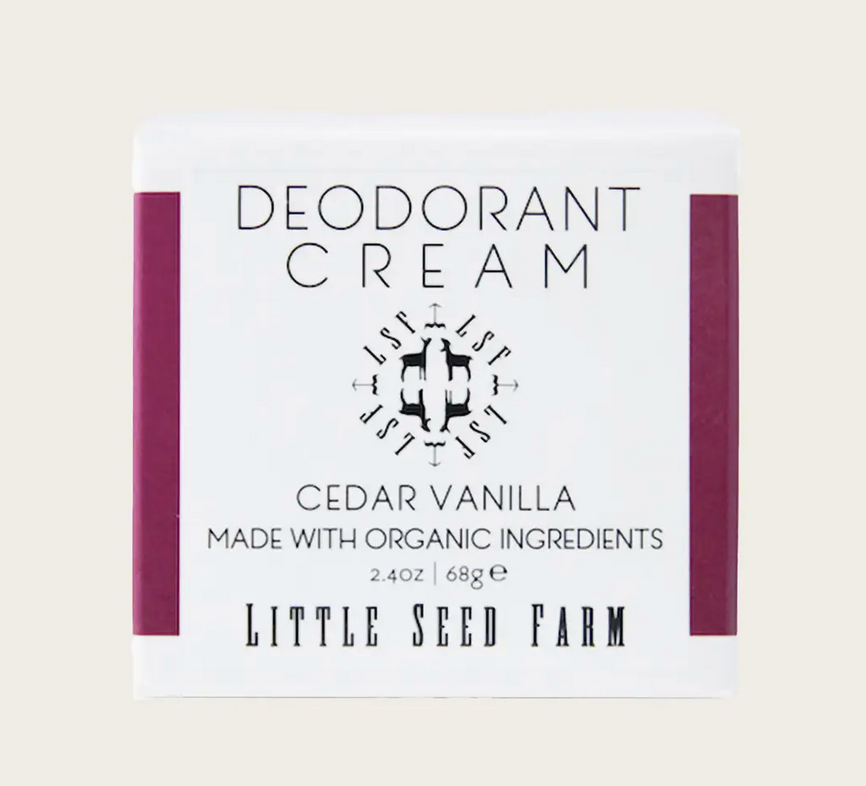 Desodorante en crema de cedro y vainilla