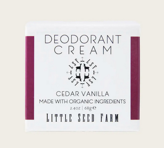 Desodorante en crema de cedro y vainilla