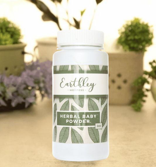 Herbal Baby Powder All-Natuurlike Strelende Baby Powder 2 oz
