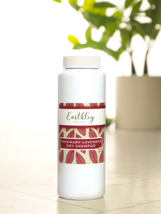 Rosemary-Lavender Droë Sjampoe Vir Skoon Hare Vinnig 3 oz