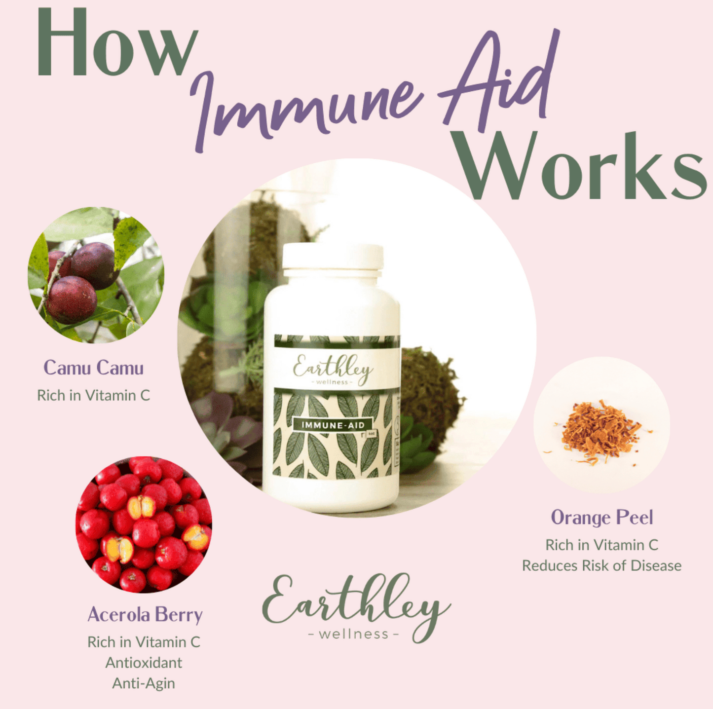 Immuunhulp-vitamien C-poeier vir natuurlike vitamien C en immuunondersteuning