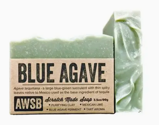 Jabón en barra - Agave, Azul