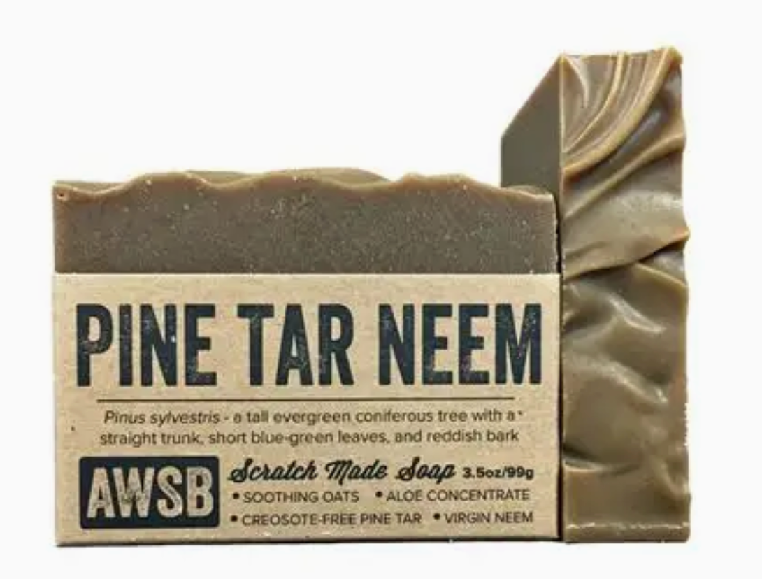 Jabón en barra - Alquitrán de pino y Neem